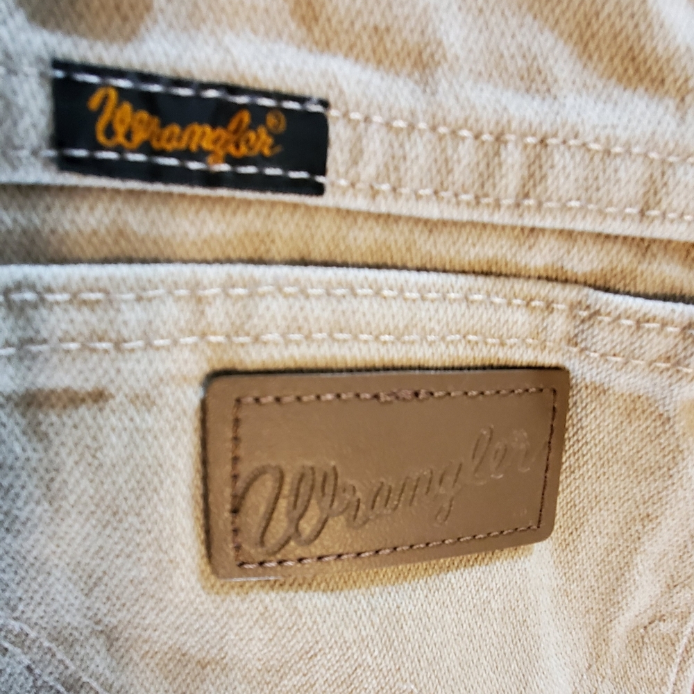 Wrangler Cowboy Cut Tan Jeans 33 X 34